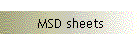 MSD sheets