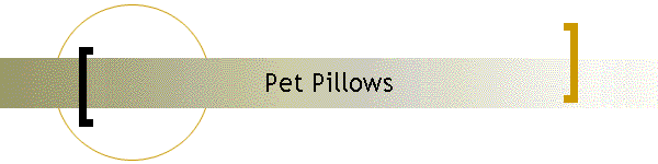 Pet Pillows